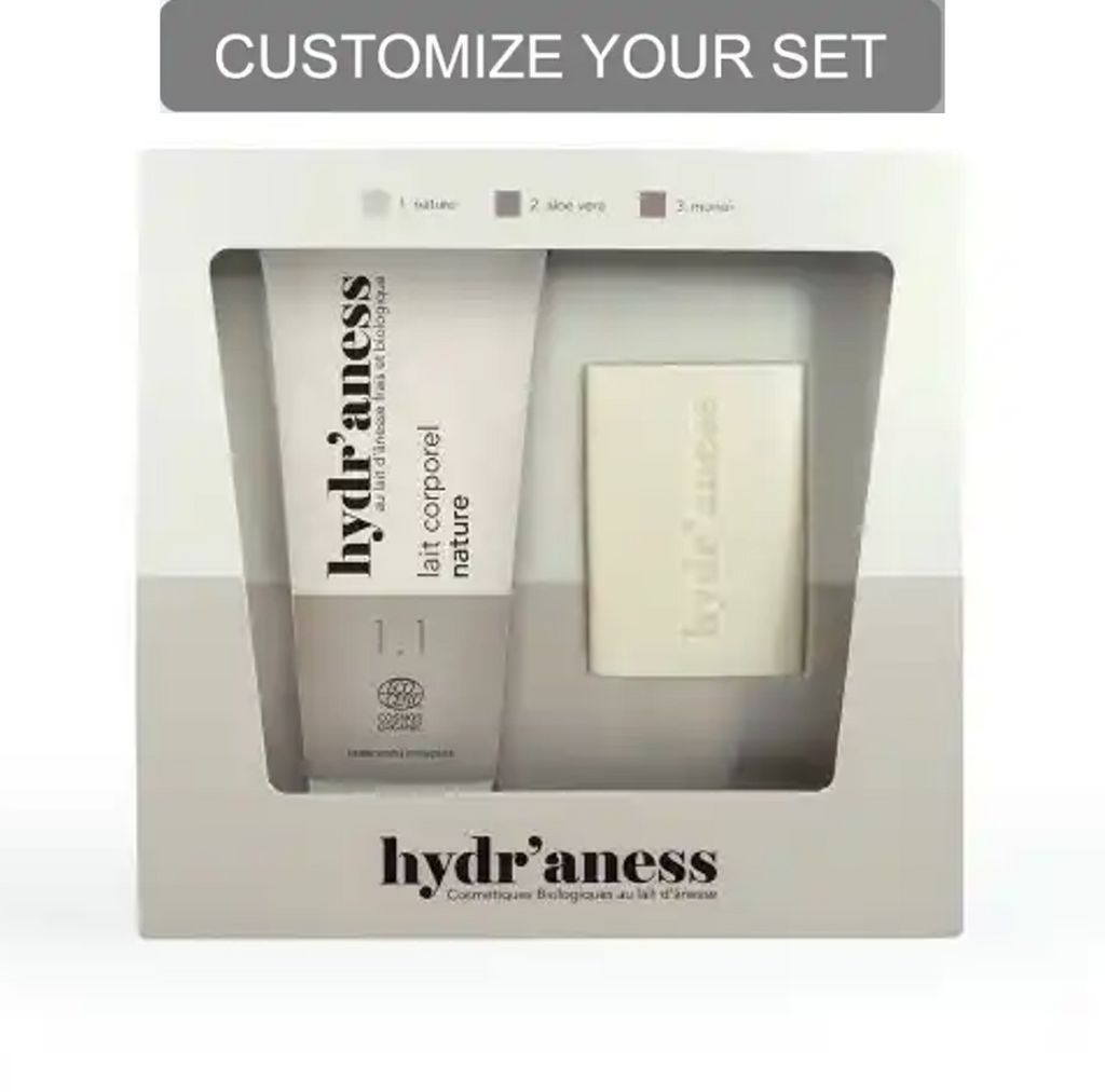Customize Your Hydr'aness Duo Gift Set Body Lotion and Natural Soap