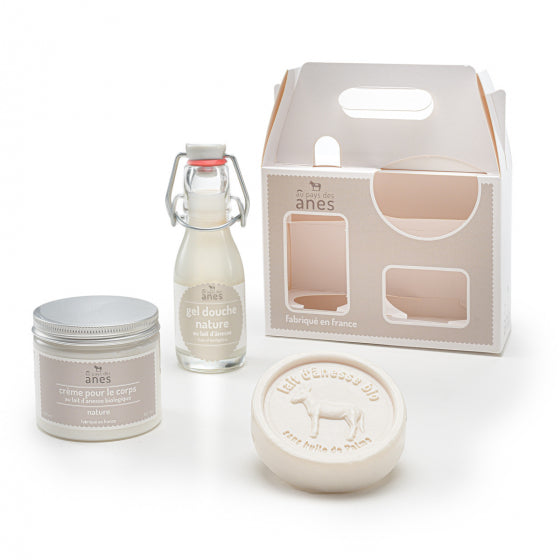 Discovery set: shower gel – round soap – body cream.