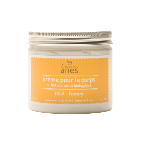 Body Cream with Organic Donkey Milk & Honey 200 ml