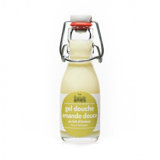 Lemonade shower gel with fresh organic donkey milk – Sweet Almond 100 ml