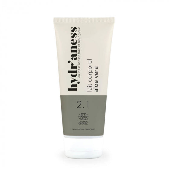 Moisturizing body milk with aloe vera, organic certified, made with fresh donkey milk – 200 ml Hydr’aness