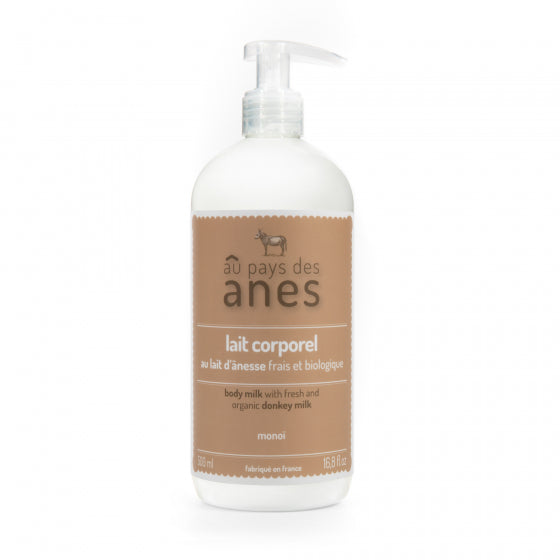Body Lotion with Fresh and Organic Donkey Milk Monoi 500 ml