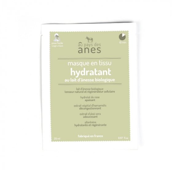 Moisturizing Sheet Mask with Organic Donkey Milk 20 ml